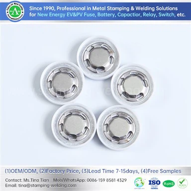 Öryggisventill fyrir sívalur rafhlöður