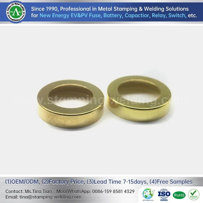 Brass Inner End Cap For EV Fuse