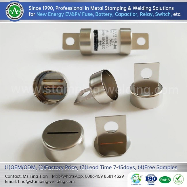 Bright-tin Plating Fuse Copper Contacts