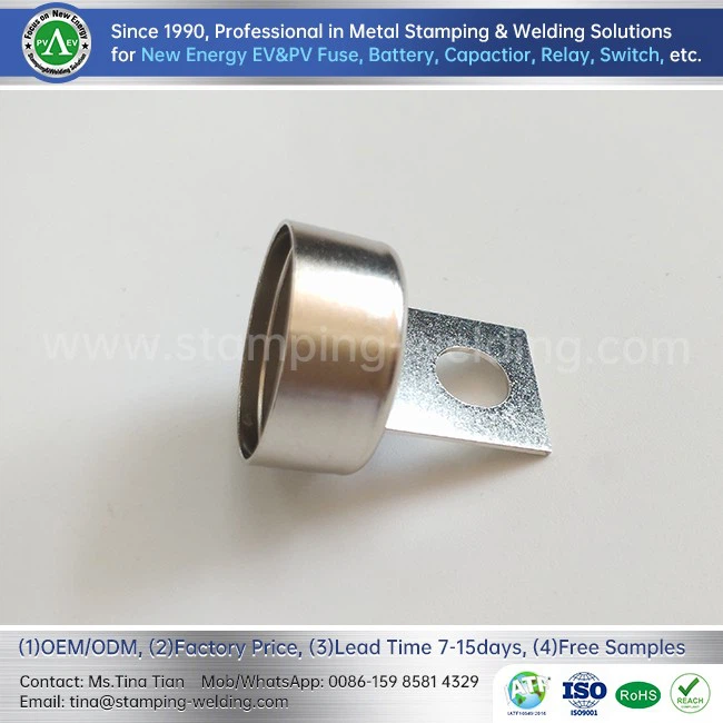Custom Nickel Plated Copper Cap  For EV