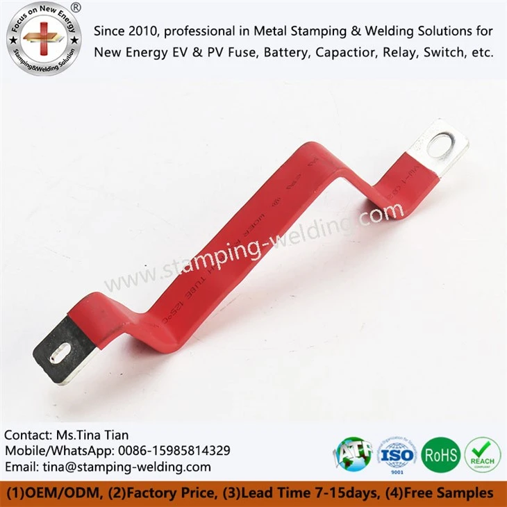 Busbar with Heat Shrink Tubing